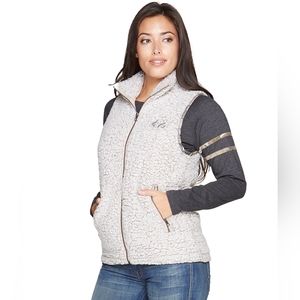 NWT REALTREE VAIL SHERPA FLEECE VEST Size XL Color White